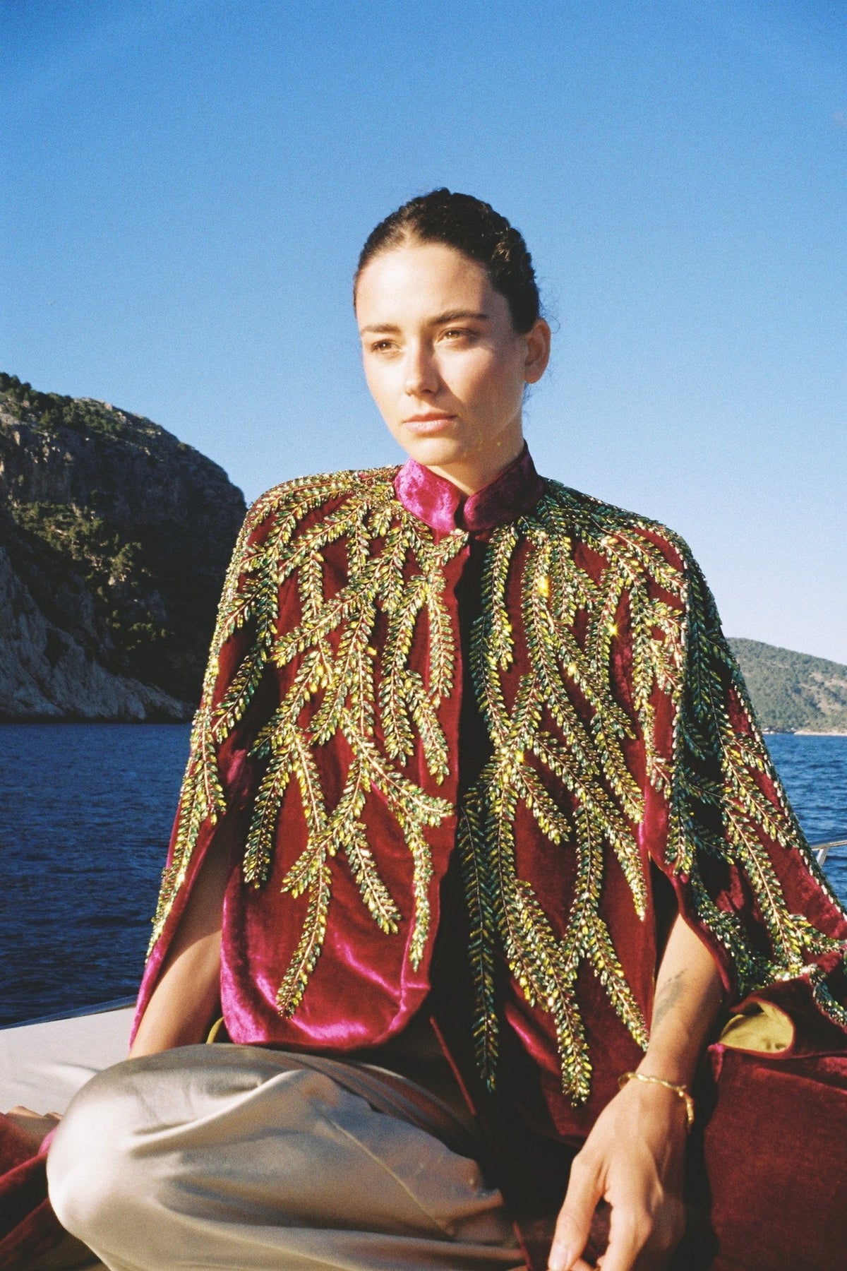 The Royal Garden Cape, on a boat at sea