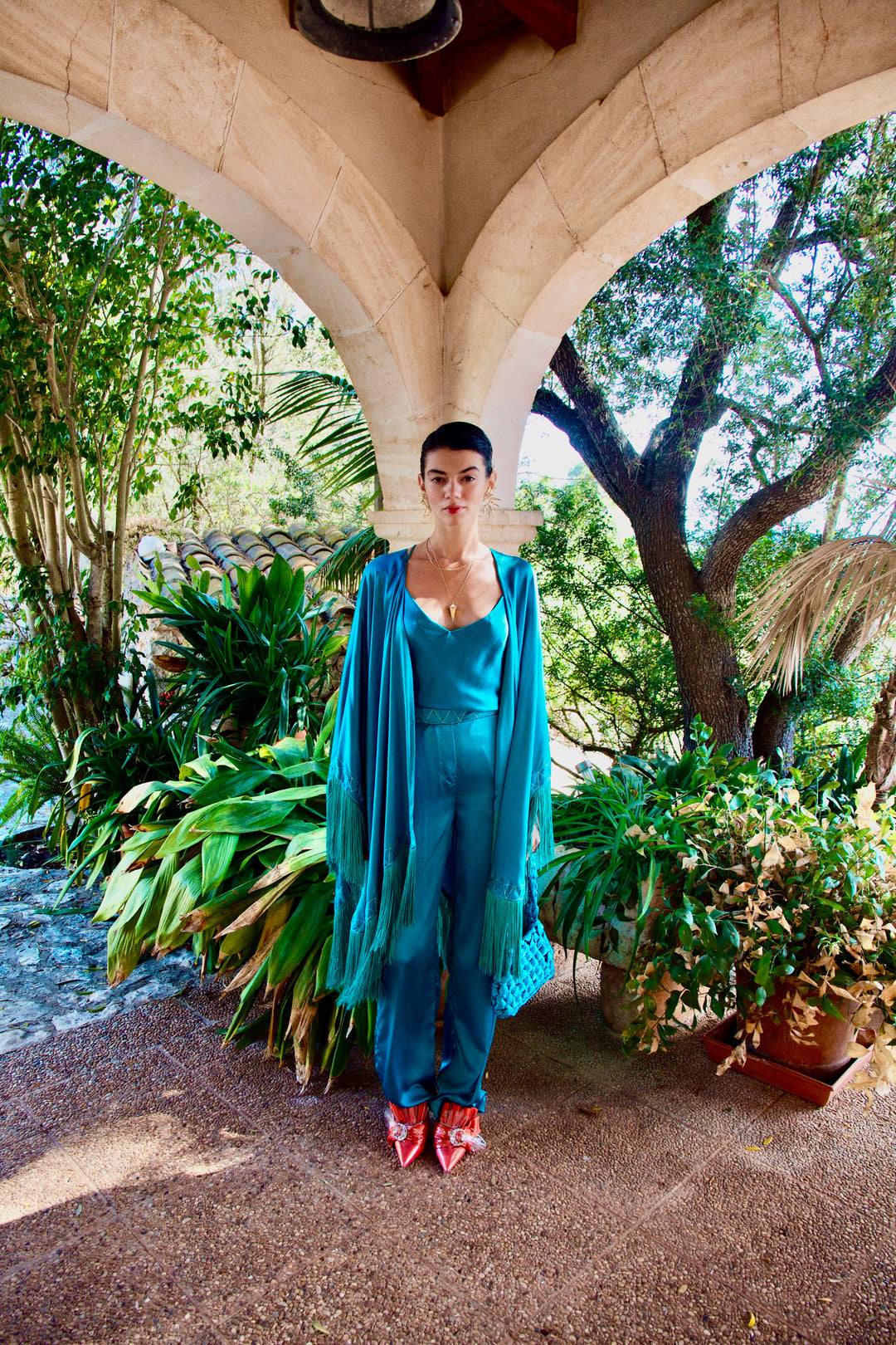 The Blue Poppy Poncho