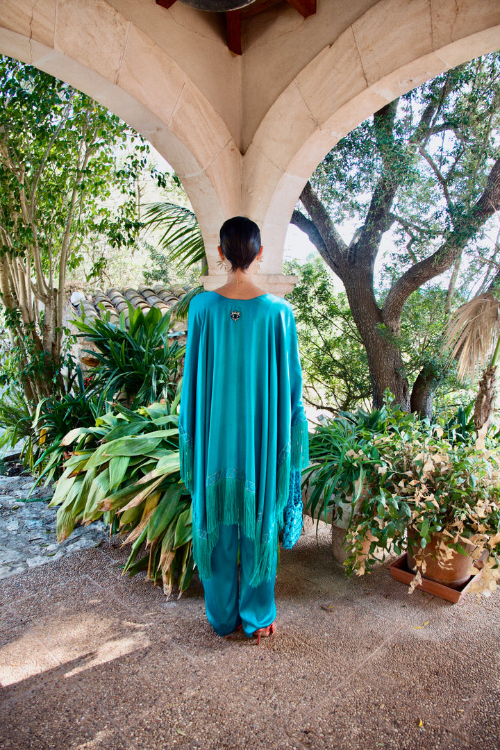 The Blue Poppy Poncho