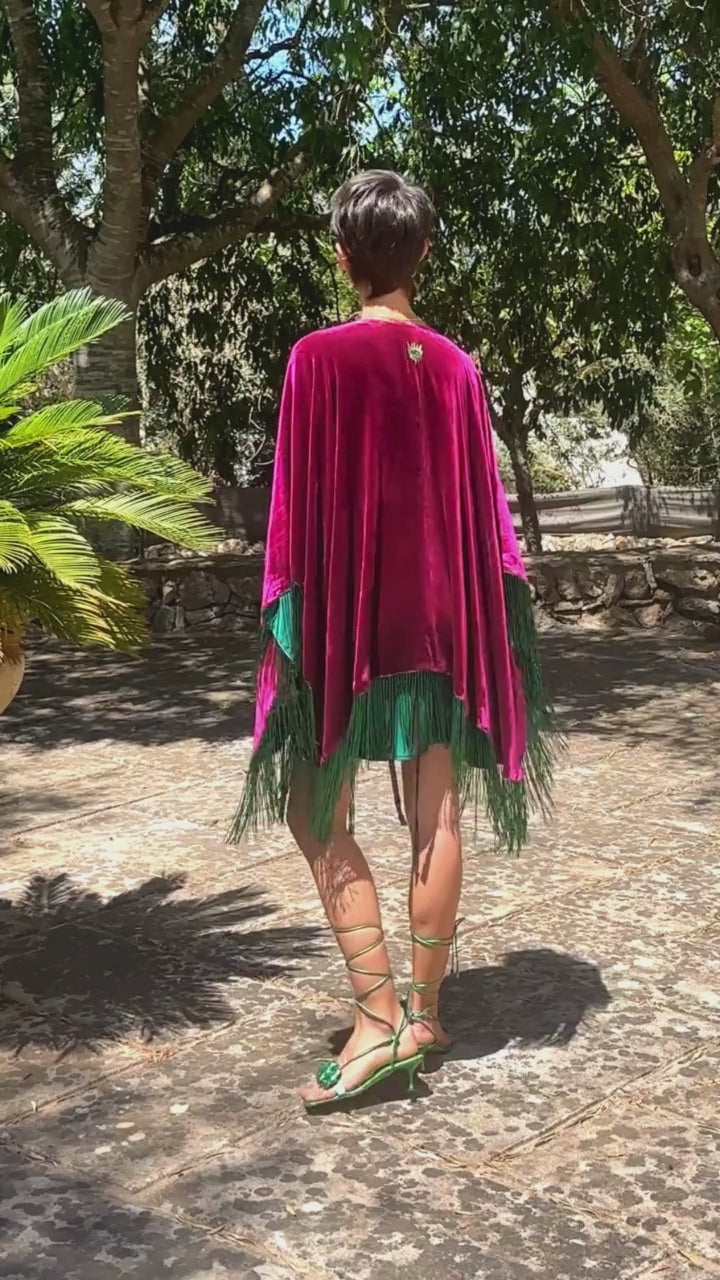 The Dahlia Sparkle Poncho